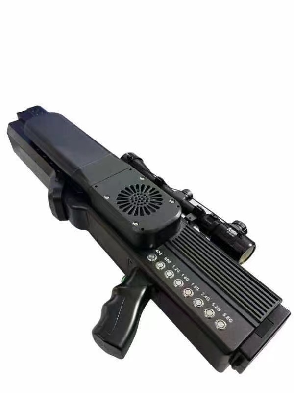  甘泉手持便携式枪型低空防御反制八通道